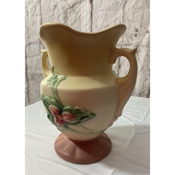 VTG Hull Art USA Pottery Wildflower Vase W-4-6 1/2" Double Handle Yellow Multi - Picture 5 of 9